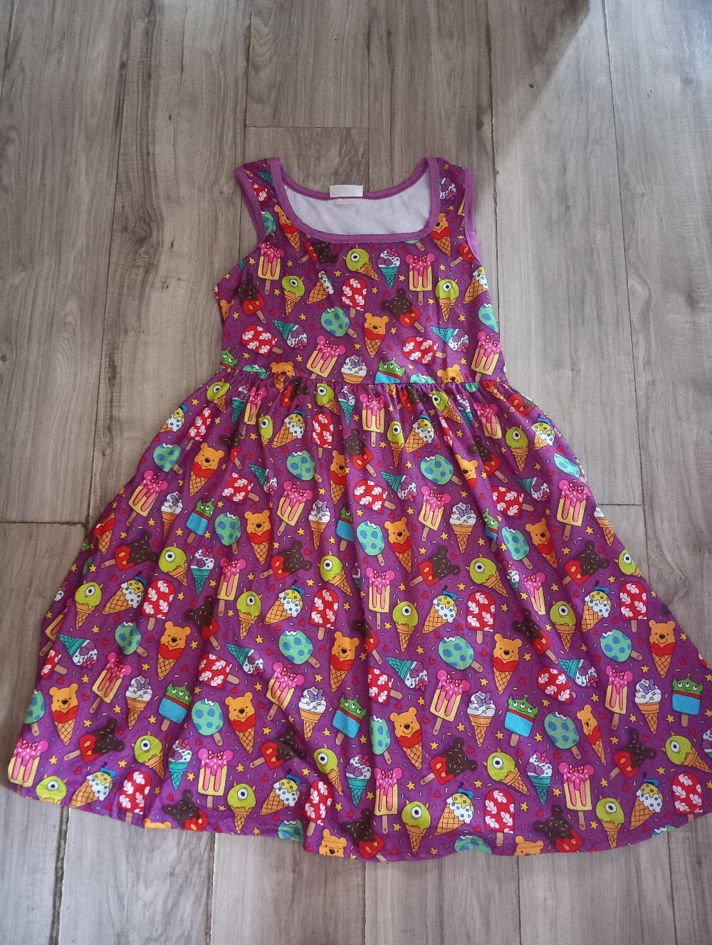 Disney Character Icecream Cones Ladies Dress L